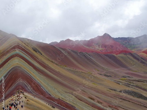 Rainbow mountain ausangate Peru