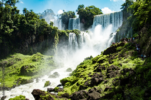 The Amazing waterfalls of Iguazu in Brazil