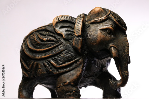 statuette of an elephant from sandalwood