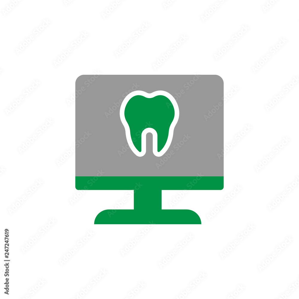 Computer and stomatology icon. Element of Dental Care icon for mobile concept and web apps. Detailed Computer and stomatology icon can be used for web and mobile Computer and stomatology icon. Element of Dental Care icon for mobile concept and web apps. Detailed Computer and stomatology icon can be used for web and mobile