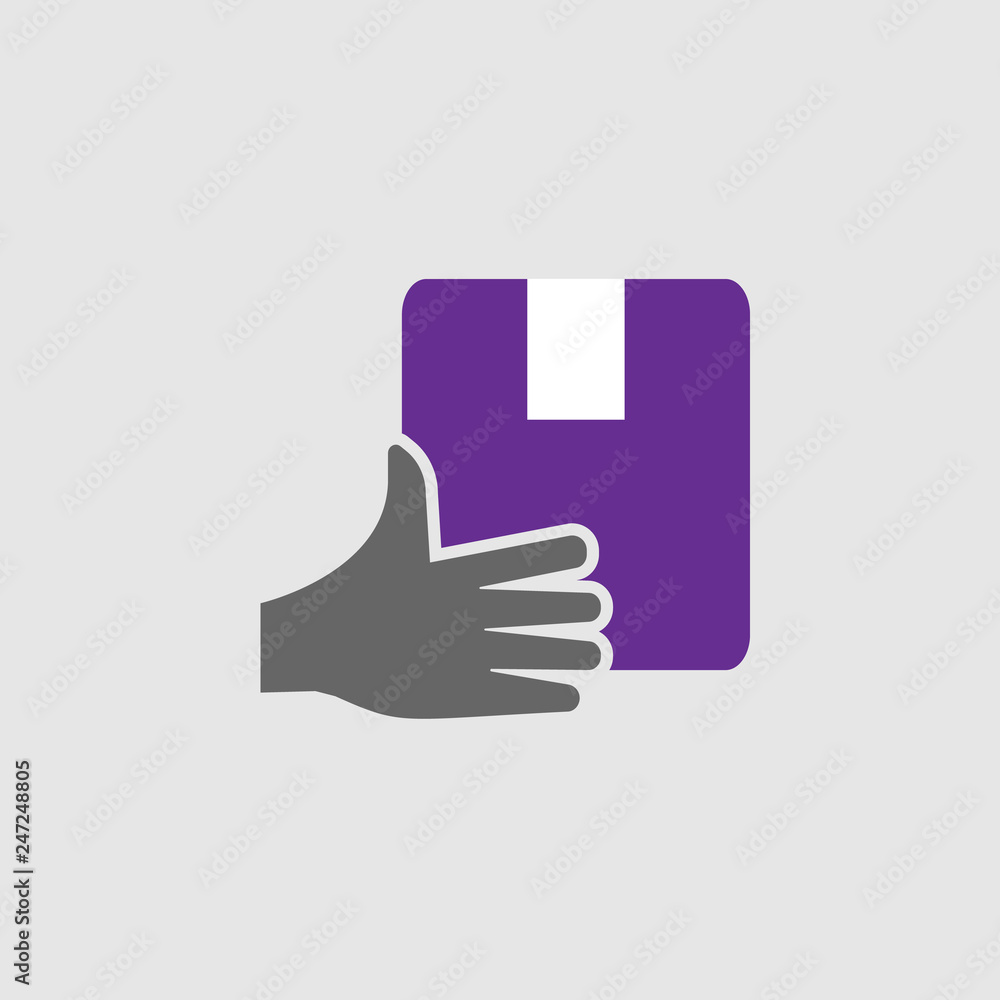 Hand, handed icon. Element of Delivery and Logistics icon for mobile concept and web apps. Detailed Hand, handed icon can be used for web and mobile Hand, handed icon. Element of Delivery and Logistics icon for mobile concept and web apps. Detailed Hand, handed icon can be used for web and mobile