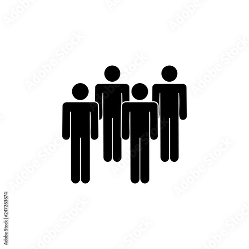 people, four, rank icon. Element of a group of people icon. Premium quality graphic design icon. Signs and symbols collection icon for websites, web design