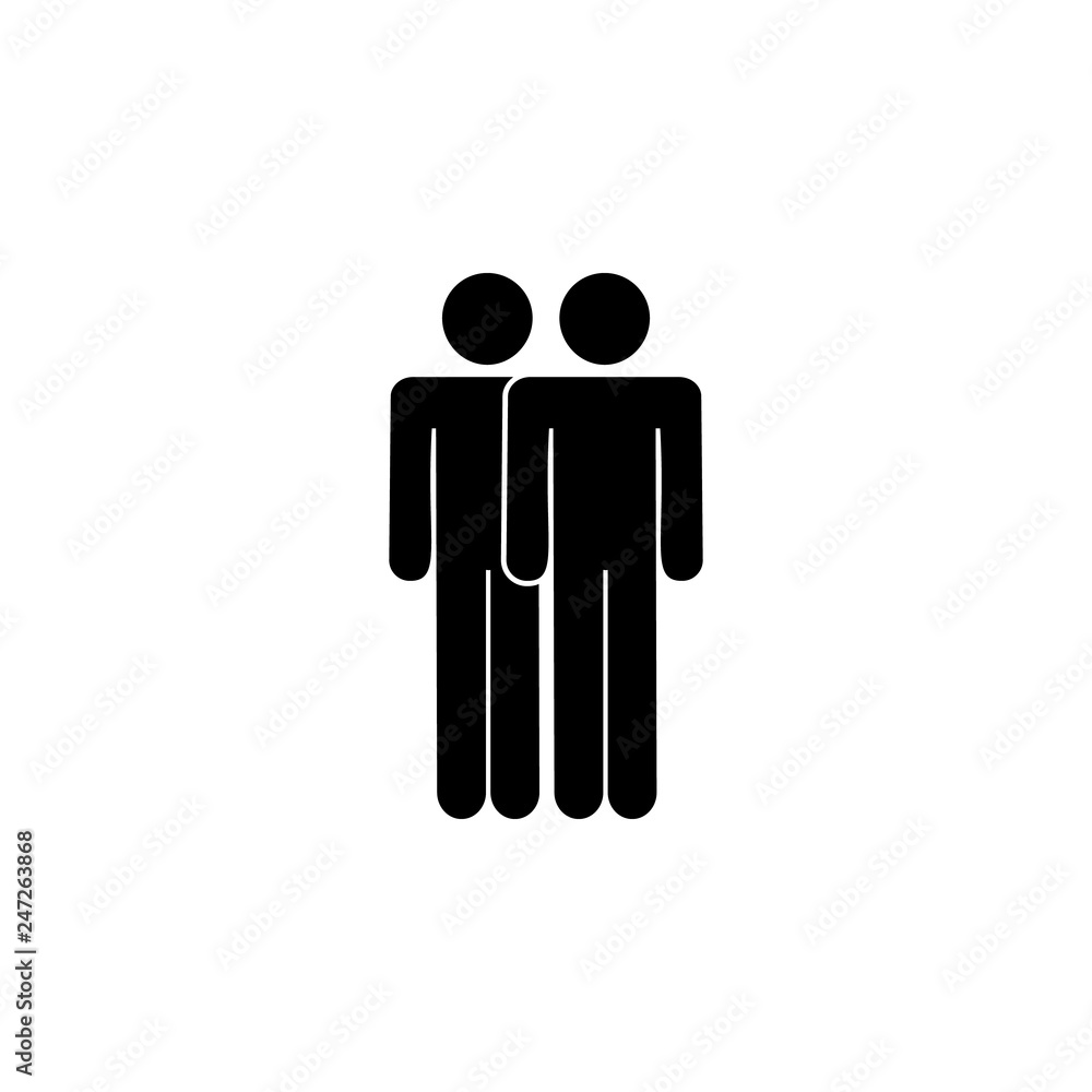 people, two, friends icon. Element of a group of people icon. Premium quality graphic design icon. Signs and symbols collection icon for websites, web design people, two, friends icon. Element of a group of people icon. Premium quality graphic design icon. Signs and symbols collection icon for websites, web design
