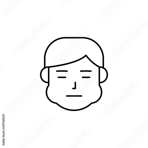 symptoms of allergic edema icon. Element of problems with allergies icon. Thin line icon for website design and development, app development. Premium icon