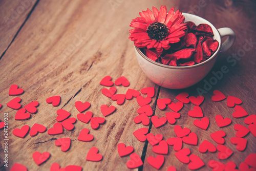 Valentines Day background w...