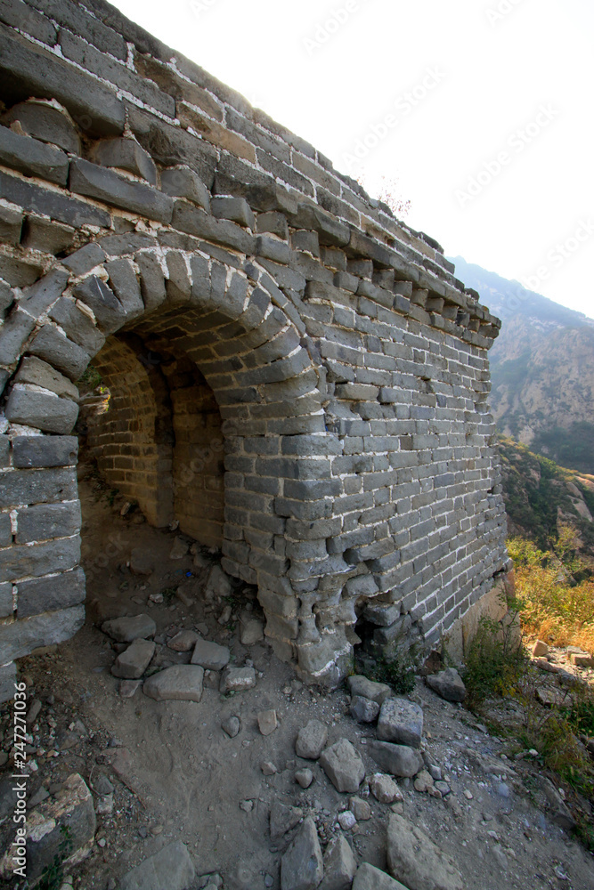 Fototapeta premium shabby Great Wall in China
