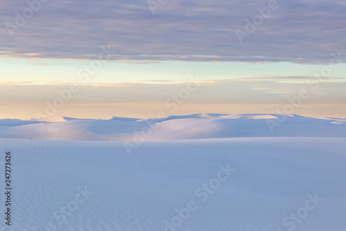 Early morning in White Sands National Monument, New Mexico