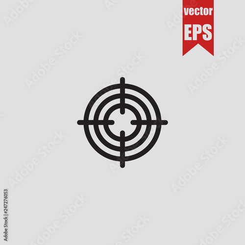 Target icon.Vector illustration.