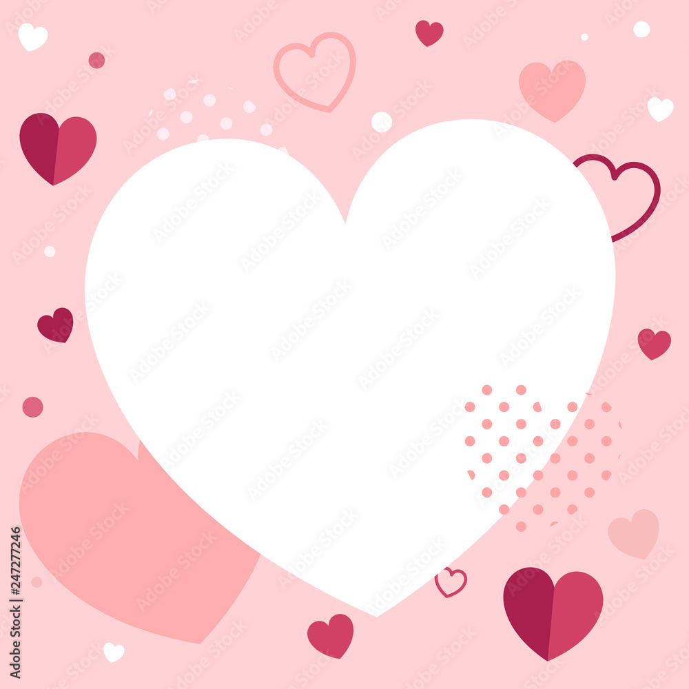 Valentine's day heart graphic