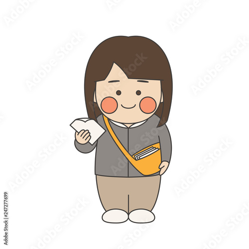 女性キャラクターポスティング