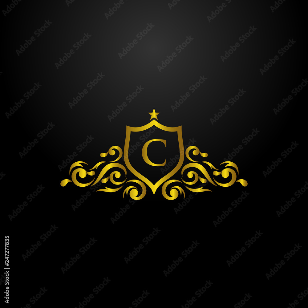 Luxury Shield Logo Luxury Shield Logo
