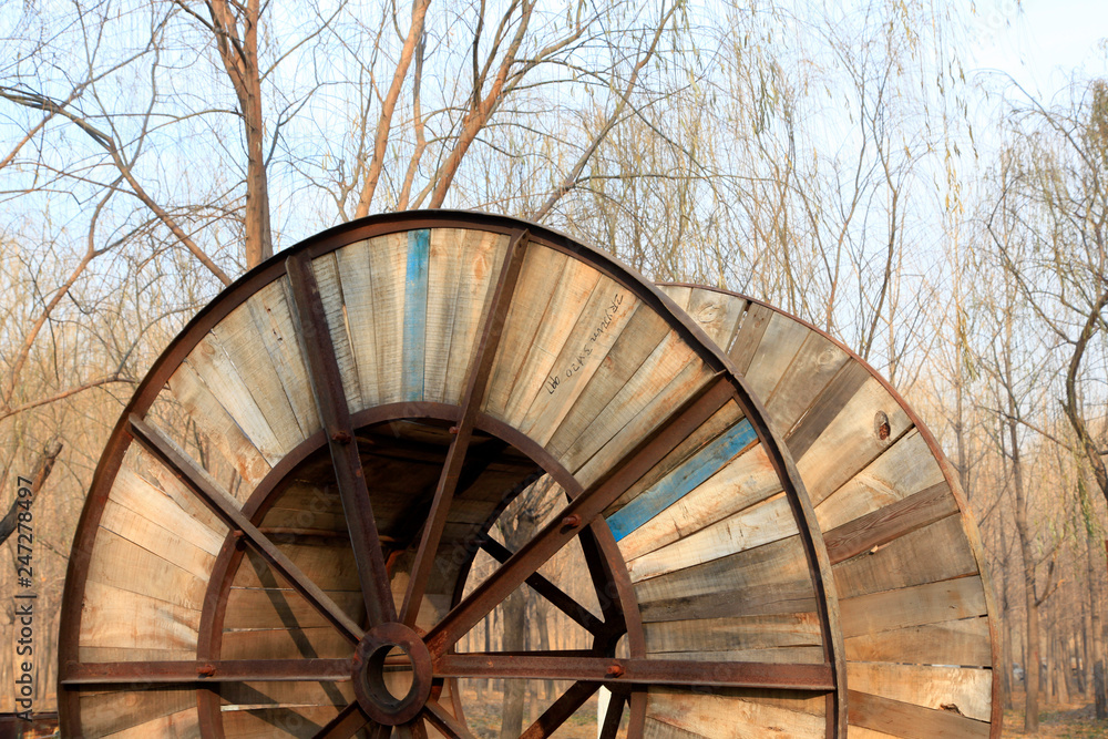 angle steel and board wheel structure