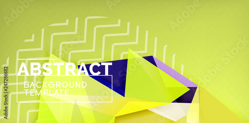 Triangular low poly background design