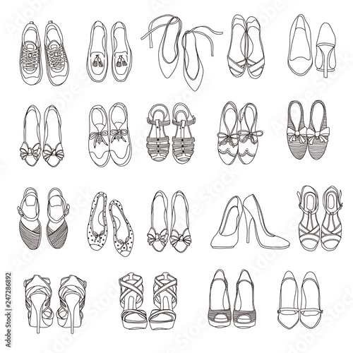 Lady s shoes illustration 