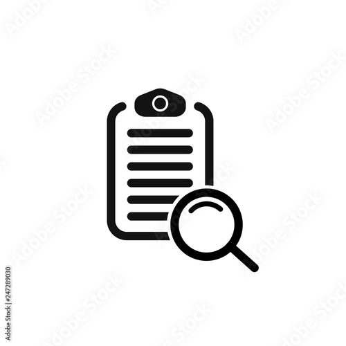 search checklist. search in document. vector symbol EPS10 photo