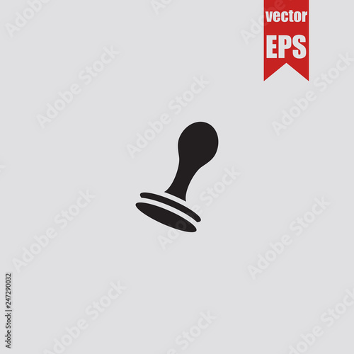 Stamp icon.Vector illustration.