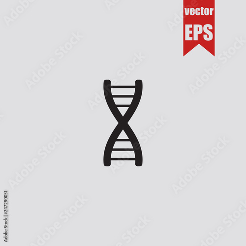 DNA icon.Vector illustration.