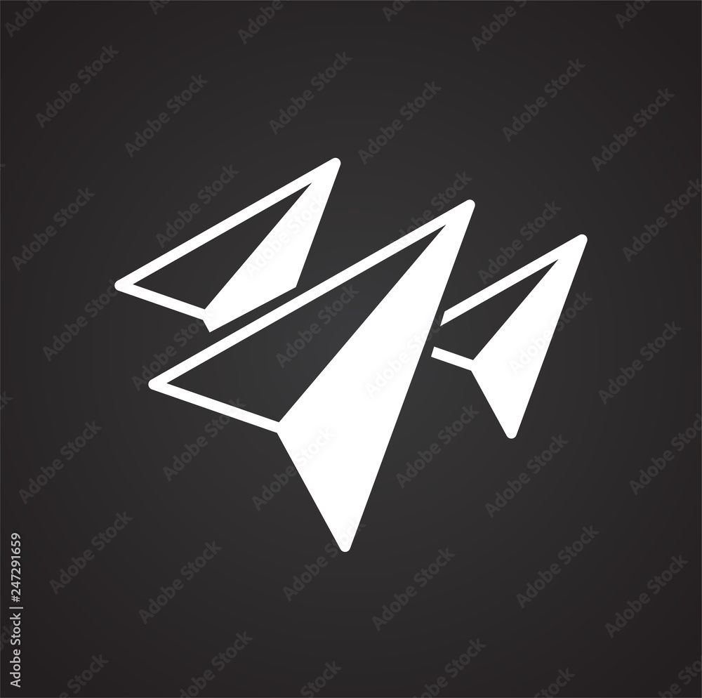 Navigation icon on black background for graphic and web design, Modern simple vector sign. Internet concept. Trendy symbol for website design web button or mobile app Navigation icon on black background for graphic and web design, Modern simple vector sign. Internet concept. Trendy symbol for website design web button or mobile app