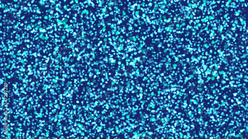 Abstract blue background with many particles