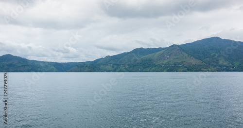 Lake Toba in the Indonesian island of Sumatra