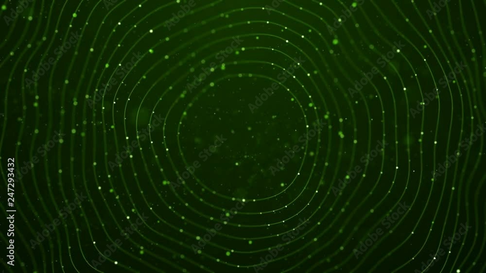 Abstract background with waves and flicker particles on waving stripes. Animation of seamless loop. Abstract background with waves and flicker particles on waving stripes. Animation of seamless loop.