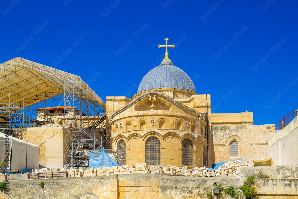 The church of the Holy Sepulcher, Jerusalem
