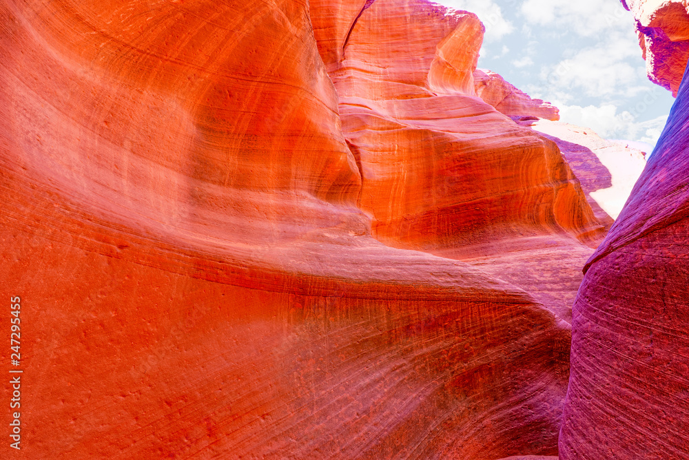 Antelope Canyon is a slot canyon in the American Southwest. Antelope Canyon is a slot canyon in the American Southwest.
