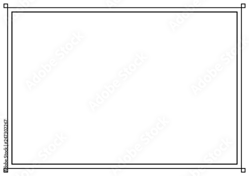 Vector paper design vintage style page border