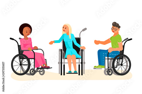 Wheelchair disabled Young people