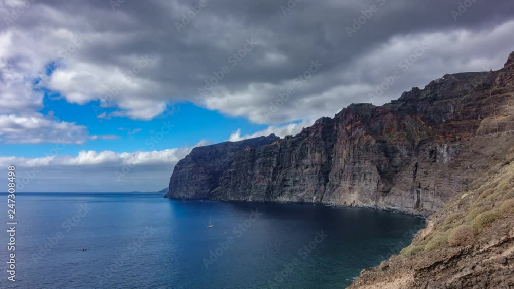 Profile Time lapse of Los Gigantes cliffs in Tenerife Profile Time lapse of Los Gigantes cliffs in Tenerife