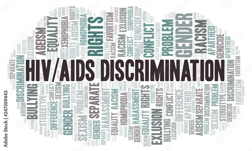 Hiv_Aids Discrimination - type of discrimination - word cloud.