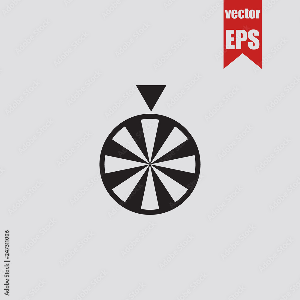 Wheel of Fortune icon.Vector illustration. Wheel of Fortune icon.Vector illustration.
