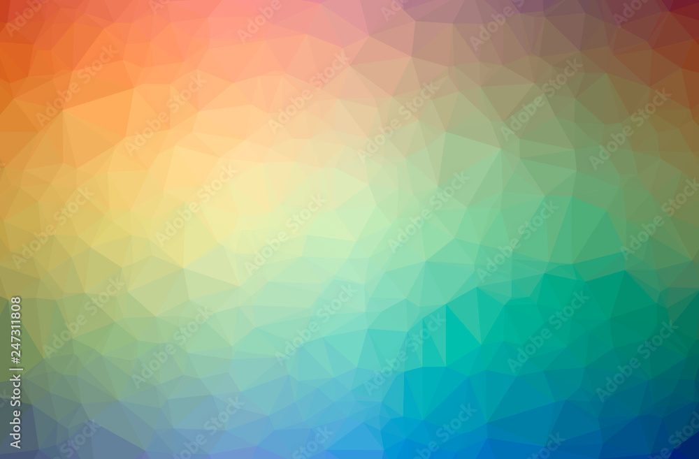 Illustration of abstract Blue, Orange horizontal low poly background. Beautiful polygon design pattern. Illustration of abstract Blue, Orange horizontal low poly background. Beautiful polygon design pattern.