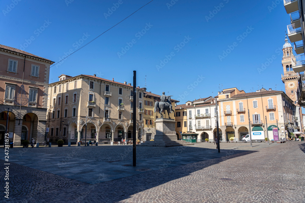 Mazzini square in Casale Monferrato, Piedmont