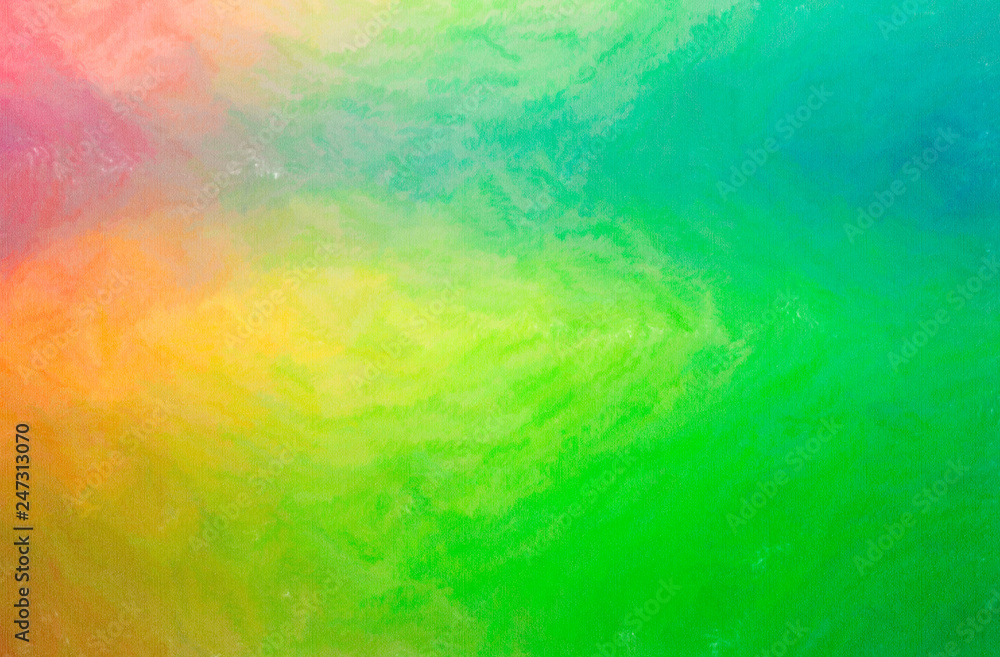 Abstract illustration of green Wax Crayon background