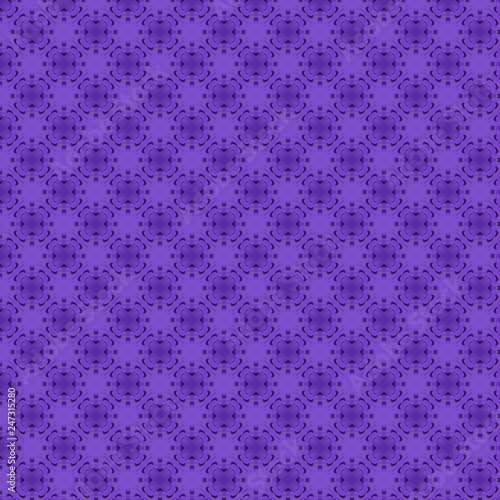 Nahtloses violettes Muster Ornament