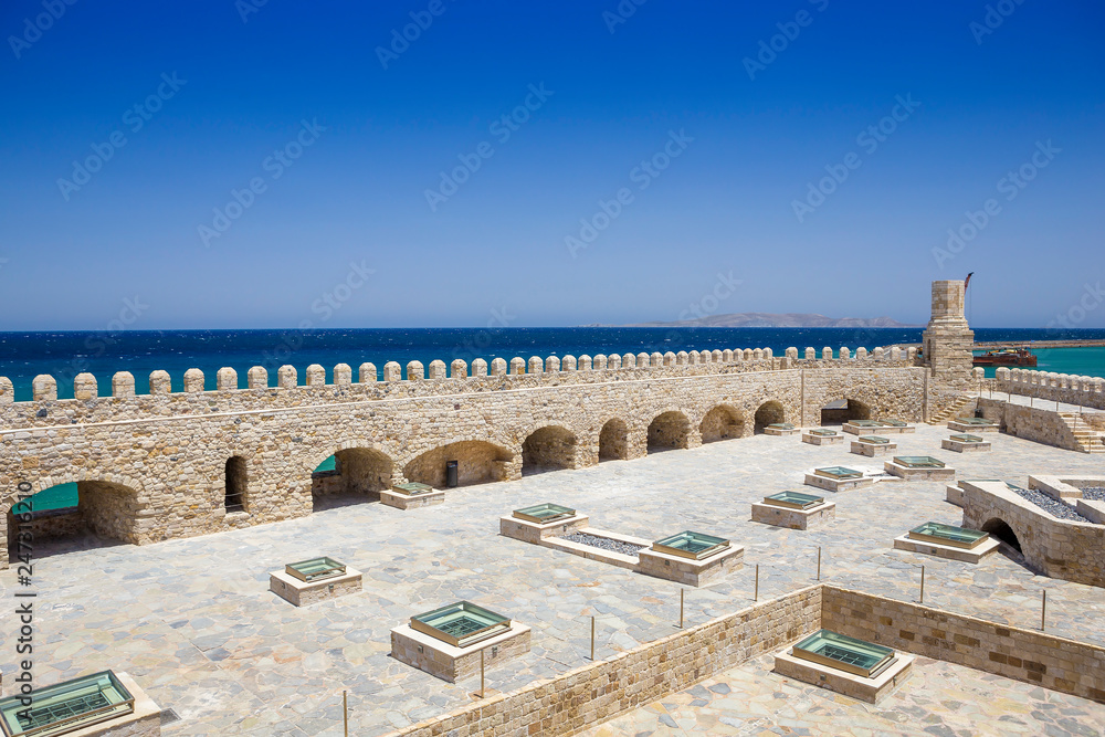 Venetian Fortress in Heraklion, Crete, Greece