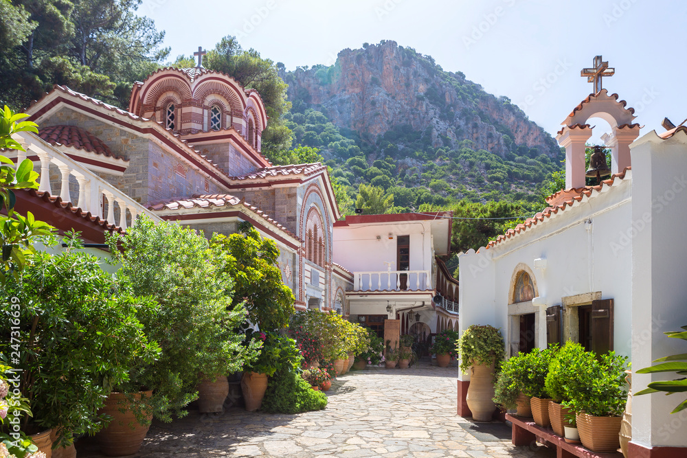 Saint George Selinari monastery, Crete, Greece