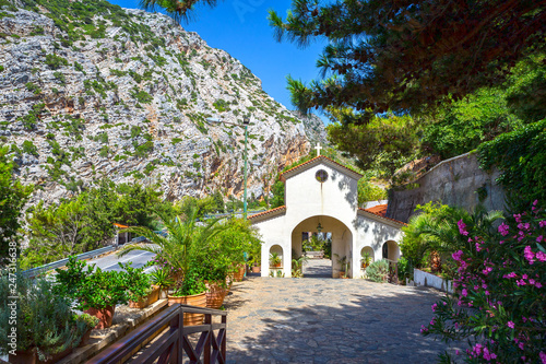 Saint George Selinari monastery, Crete, Greece photo