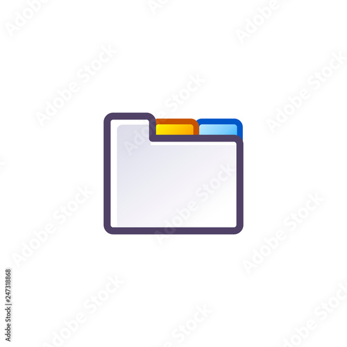 browser vector icon. flat design