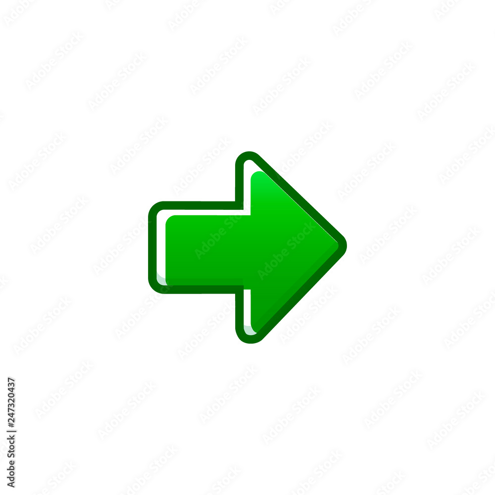 right arrow vector icon. flat design right arrow vector icon. flat design