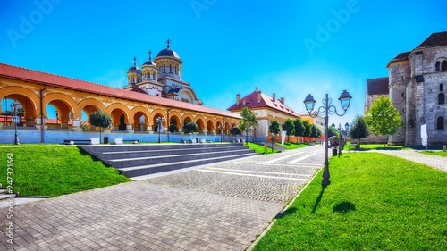 The Coronation Orthodox Cathedral  in Fortress of Alba Iulia © pilat666