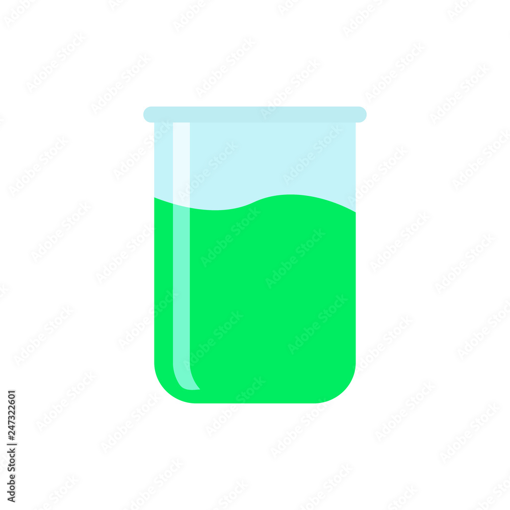 vector science Lab flask - chemical laboratory isolated on white background vector science Lab flask - chemical laboratory isolated on white background