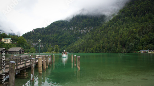 Germany Alps Ship entering the harbor