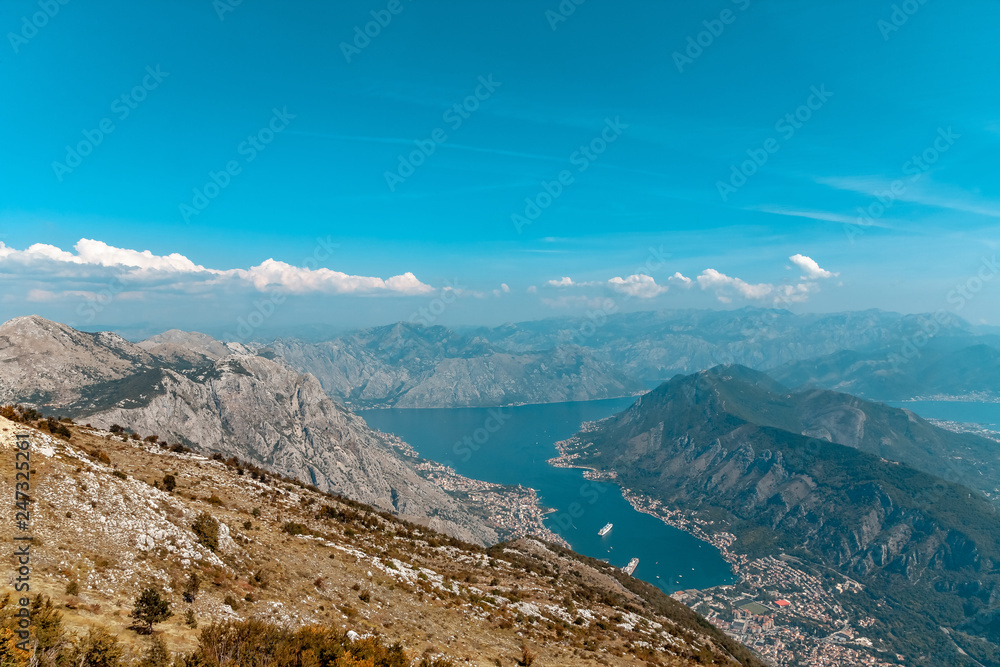 Bay of Kotor from the heights.