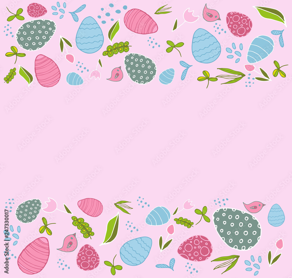Easter candy background vector illustration Easter candy background vector illustration