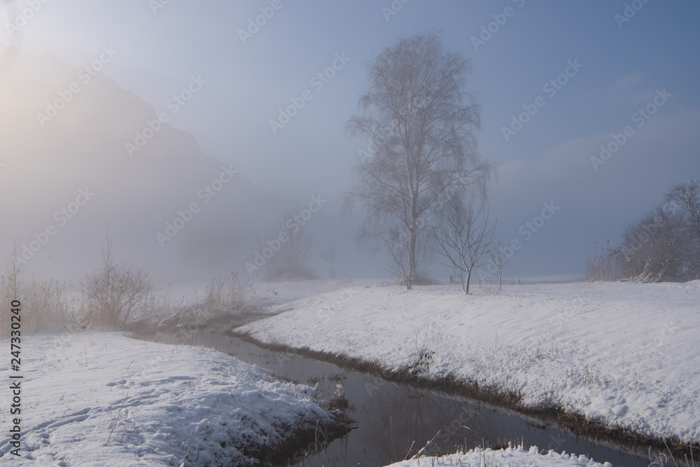 Winterlandschaft bei Feldkirch in Vorarlberg Winterlandschaft bei Feldkirch in Vorarlberg