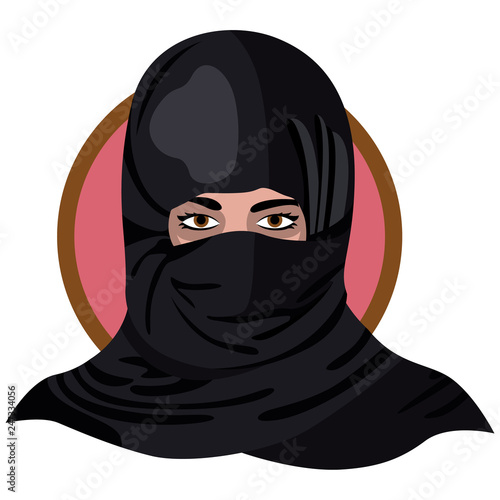 Muslim woman hijab equality of all women in the world, chastity