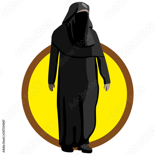 Muslim woman hijab equality of all women in the world, chastity