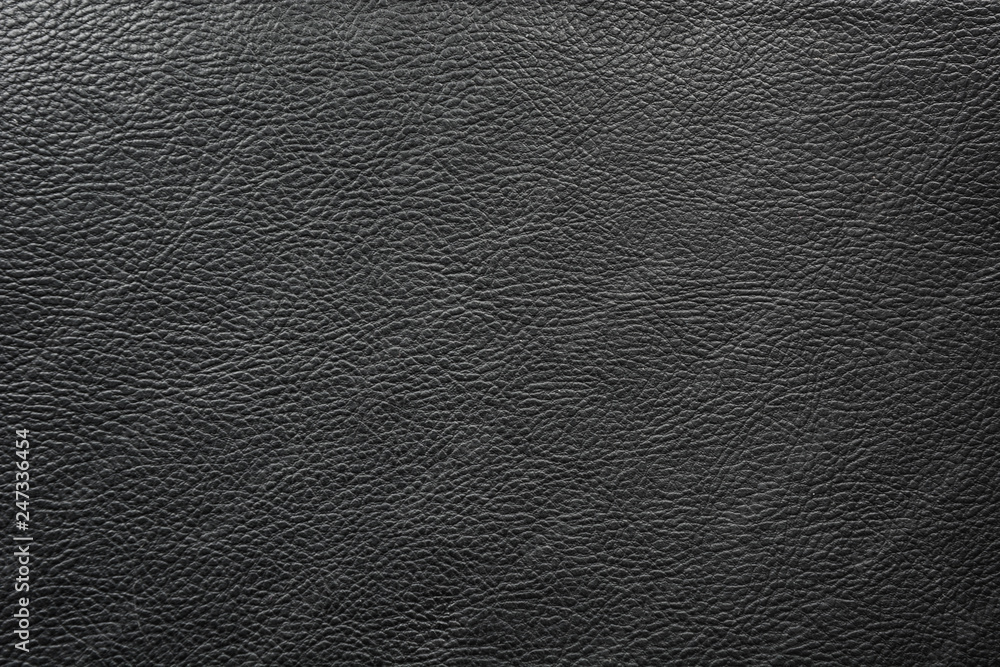 Black leather as pattern. Texture. Background Surface Black leather as pattern. Texture. Background Surface